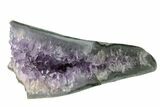 Purple Amethyst Geode With Polished Face - Uruguay #153582-2